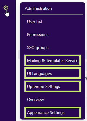 Admin new pages Admin new pages