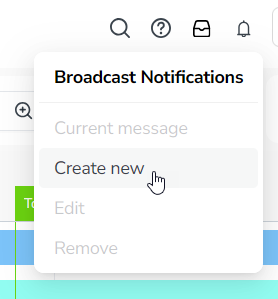 Broadcast notification2