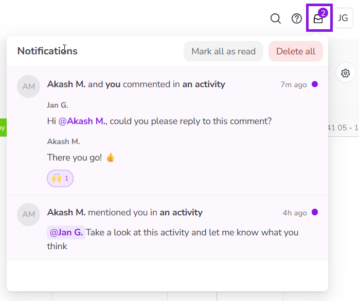Comment Notifications Comment Notifications