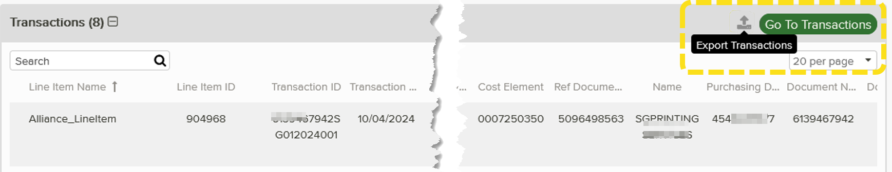 H9export transactions H9export transactions