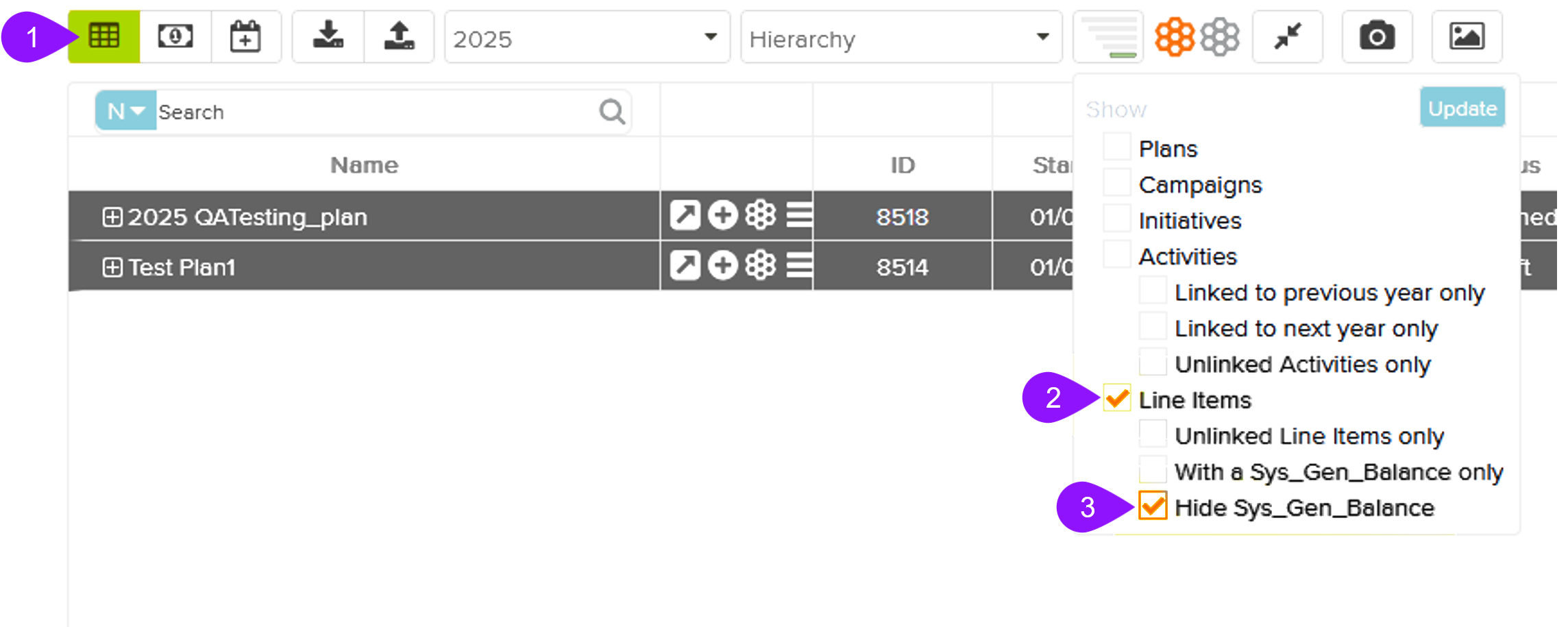 H9select only plan grid H9select only plan grid