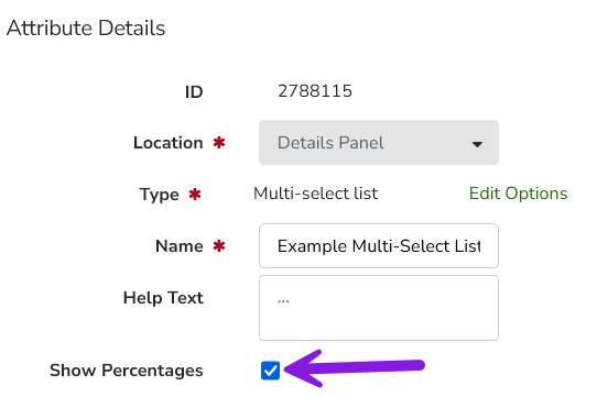 Multi Select Show Percentages Multi Select Show Percentages