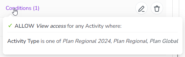 Statement Conditions