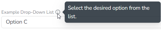 Tooltip Example